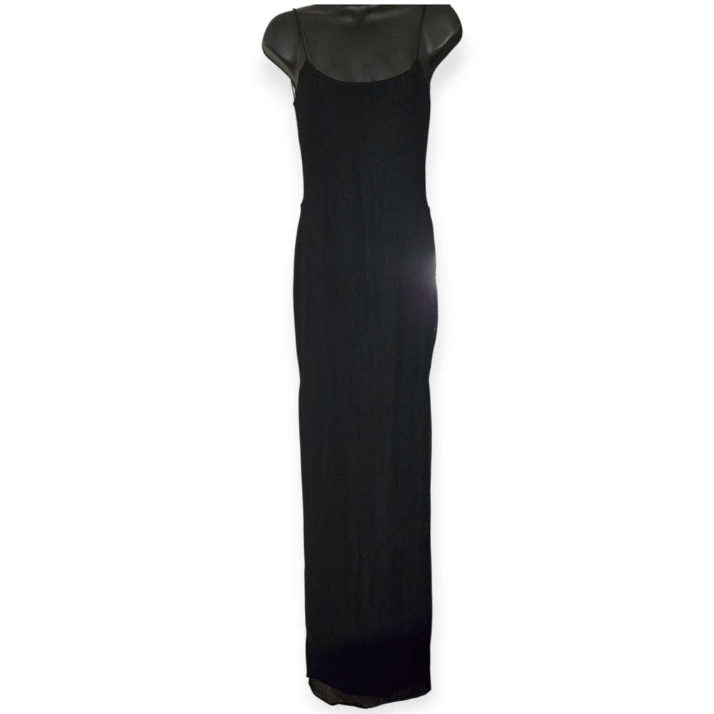 Michael Costello Elegant Black Backless Dress